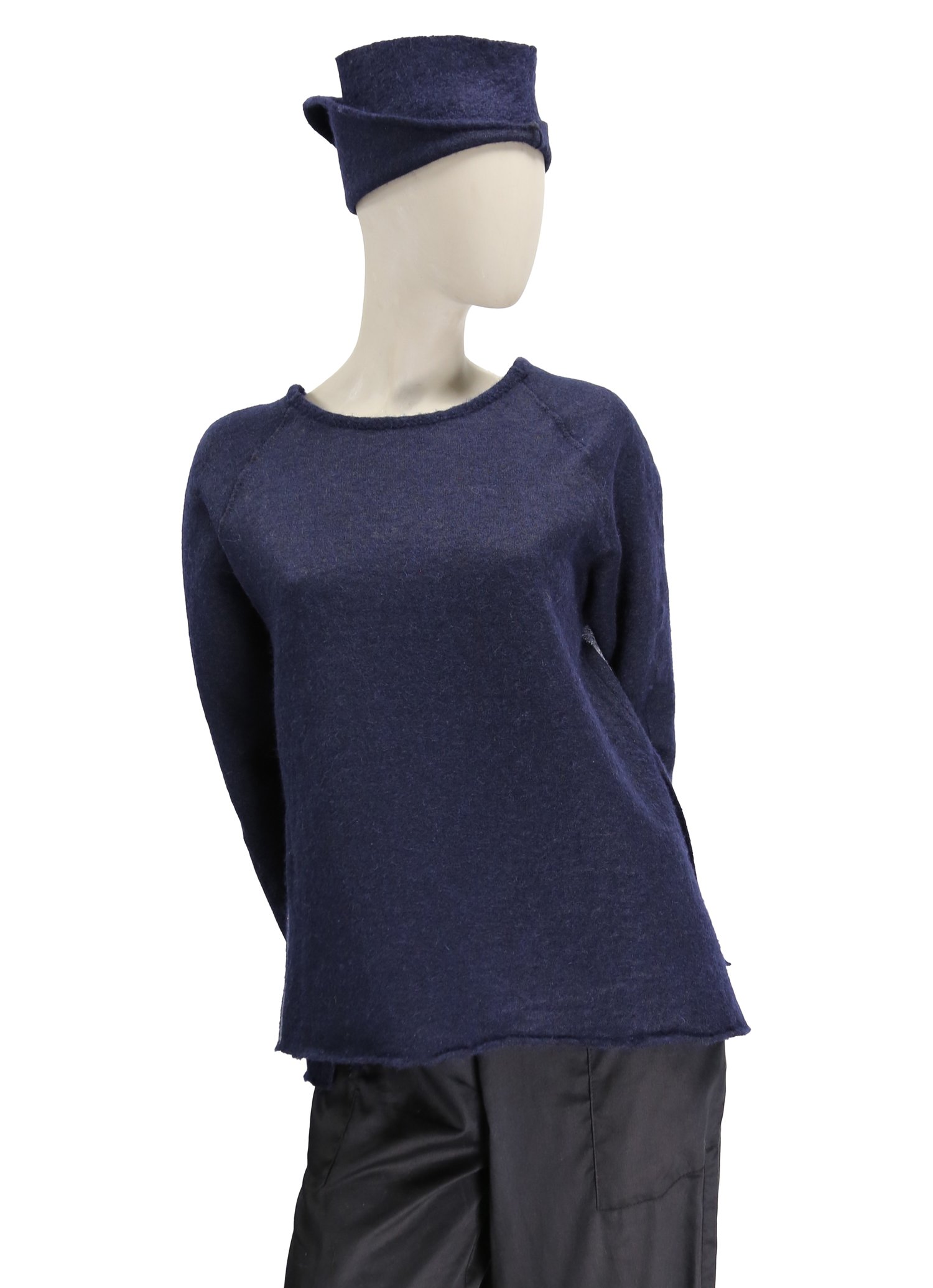 Image of REVERSIBLE FELT WOOL SWEATER, INTERIOR PAINT HHF024_01_020_094