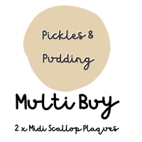 Image 1 of Multi Buy -  2x Mid Scallop Plaques