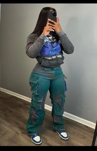 DISTRESS CARGO PANTS 