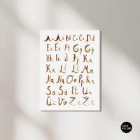 Image 1 of Latviešu valodas alfabēts ABC