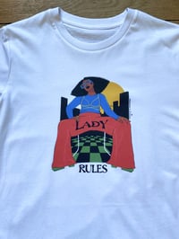 Image 4 of T-SHIRT mixte LADY RULES - THE SIMONES X MLLE BELAMOUR