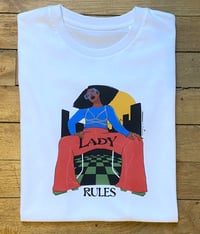 Image 3 of T-SHIRT mixte LADY RULES - THE SIMONES X MLLE BELAMOUR
