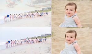Image of Extended Family Beach Portrait Session - DEPOSIT ONLY