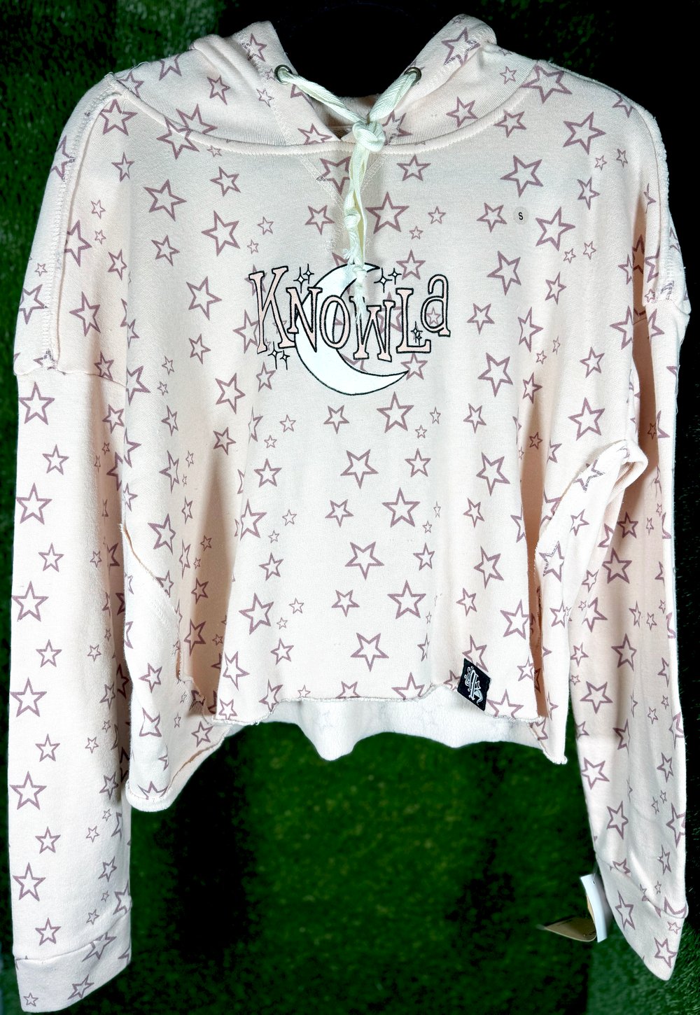 Image of Moon and Stars Cropped Hoodie