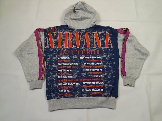 1990s Nirvana Tour Hoodie
