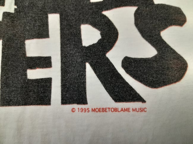 1995 Chili Peppers Concert T-Shirt