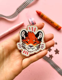 Image 1 of Tiger Wooden Pin