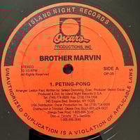 Brother Marvin ‎- Peting-Pong