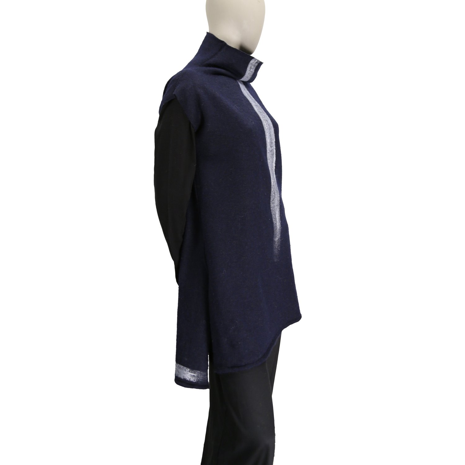 Image of RH024_020  BLUE WOOL DRESS