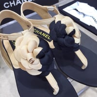 Image 4 of CC Flower Sandals/Slides