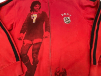 Image 2 of Ringspun Allstars George Best Track Jacket Red Size Medium 