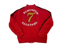 Image 5 of Ringspun Allstars George Best Track Jacket Red Size Medium 