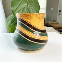 Image 1 of Large Striped Vase