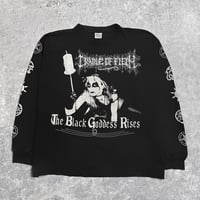 Image 1 of *Rare* Cradle Of Filth 1993 ‘The Black Goddess Rises’ Longsleeve Shirt