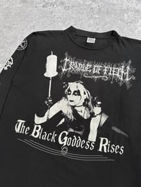 Image 4 of *Rare* Cradle Of Filth 1993 ‘The Black Goddess Rises’ Longsleeve Shirt