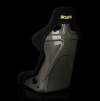 Image 3 of Falcon R Series - Black  Suede w/ YELLOW Stitching - Carbon Kevlar Shell - SINGLE Seat