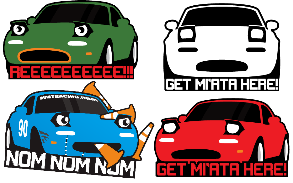 Miata Stickers