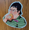 "Cheese Lady" Meme Sticker