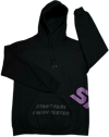Purple On Black SF3 Hoodie/Crewneck