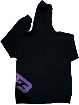Purple On Black SF3 Hoodie/Crewneck