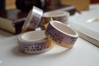 Image 1 of words washi tape (15mm x 10m)