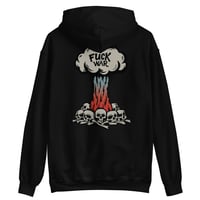 Image 1 of FUCK WAR    - WHAT A RACKET Hoodie