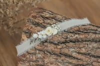 Image 2 of Rustic Chiffon Tieback - Ivory