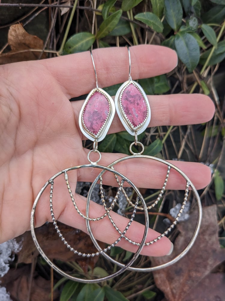 Image of Thulite Earrings