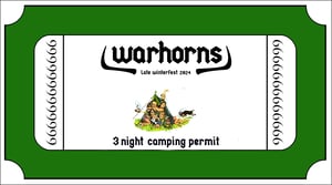 Image of Warhorns Late Winter Fest 3 Night Camping Permit