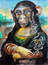 "Monna Lisa Too Much Monkey Bussines"