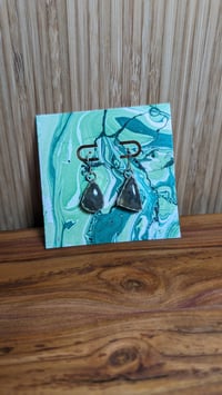 Image 1 of prehenite earrings