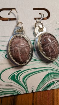 Image 2 of scarab earrings