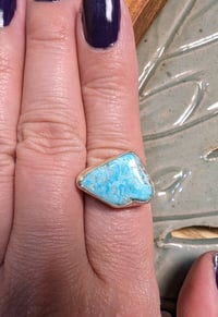 Image 2 of sonoran gold turquoise ring size 8.5