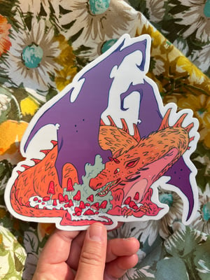 Dragon Stickers x4