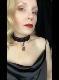 Image 3 of Killer Crochet Choker – With Butcher Knife Pendant
