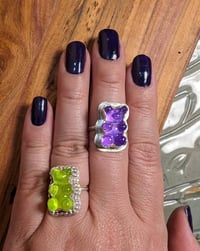 Image 2 of gummy bear rings size 7.25, 7.5