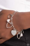 GLOW Your Heart White Bracelet 