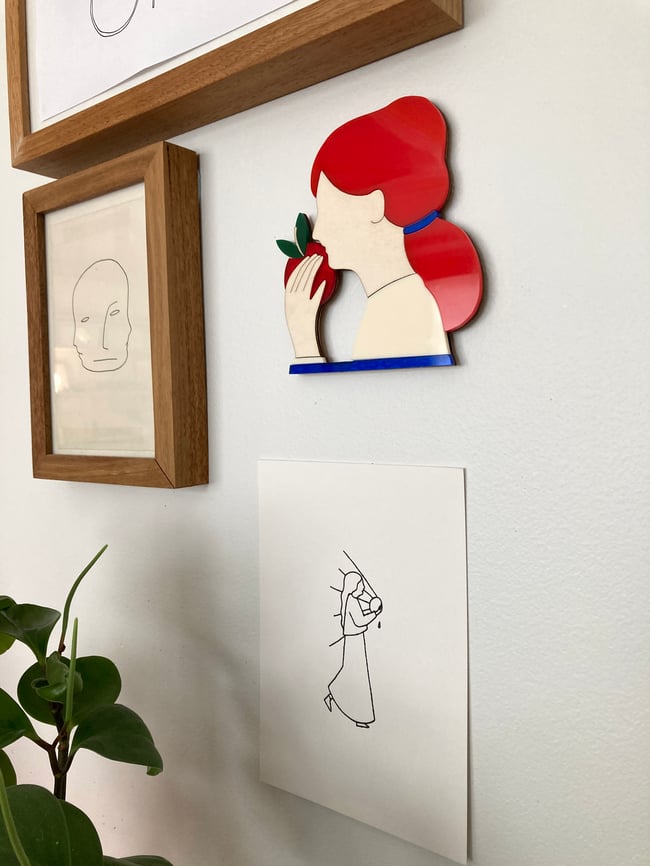 Girl with Apple 