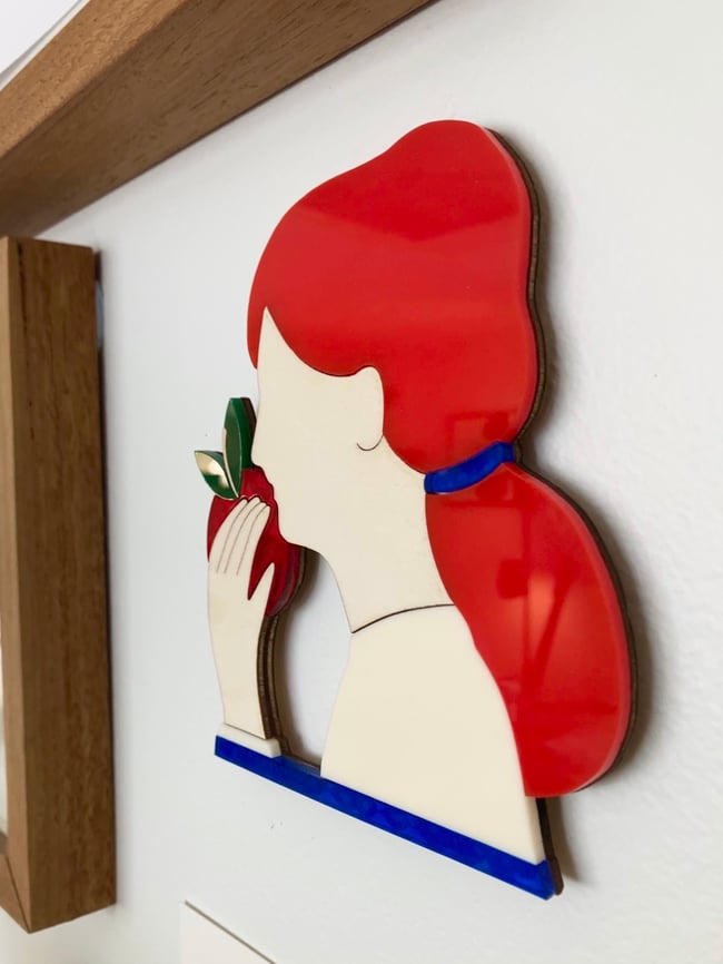 Girl with Apple 