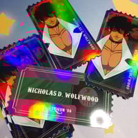 Image 5 of Trigun Charms, Buttons, Stickers, Tickets, and Prints