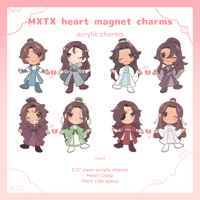 Image 1 of MXTX Heart Magnet Charms