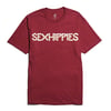 Sexhippies - Daisy Logo T-Shirt (Burgundy)