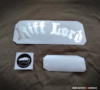 Image 2 of Pepper J. Keenan “Riff Lord”guitar stickers Down band Gibson ES-335 rat sound decal