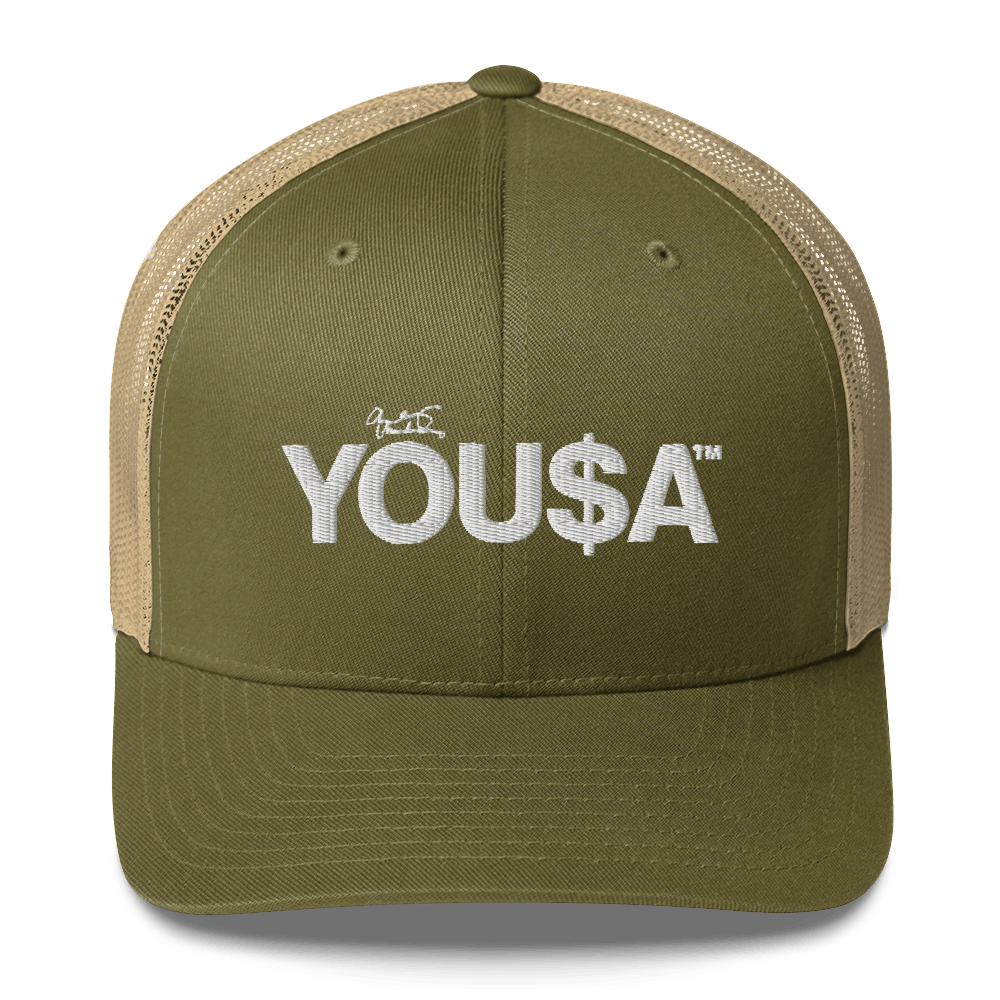 YOU$A™ | Trucker Cap, Mid-Profile, Mesh Snapback