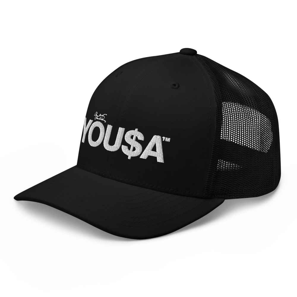 YOU$A™ | Trucker Cap, Mid-Profile, Mesh Snapback