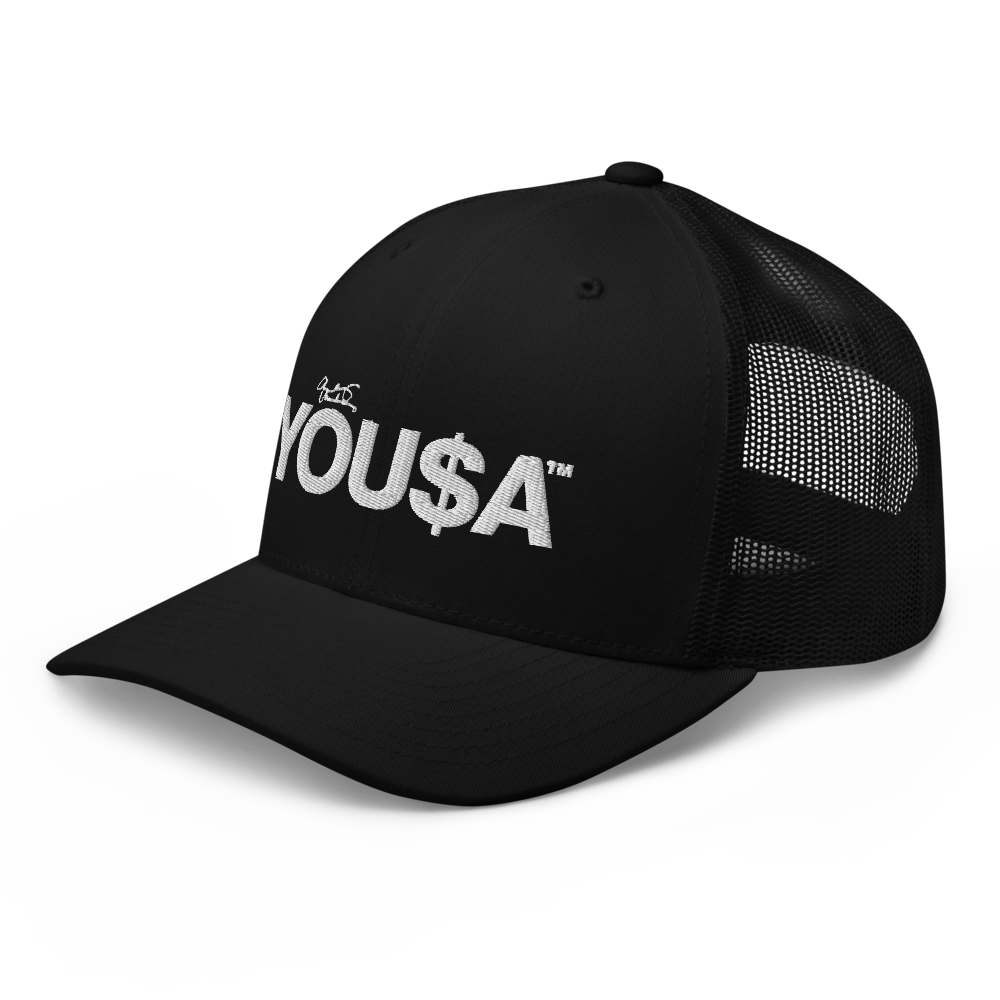 YOU$A™  | Trucker Cap, Mid-Profile, Mesh Snapback