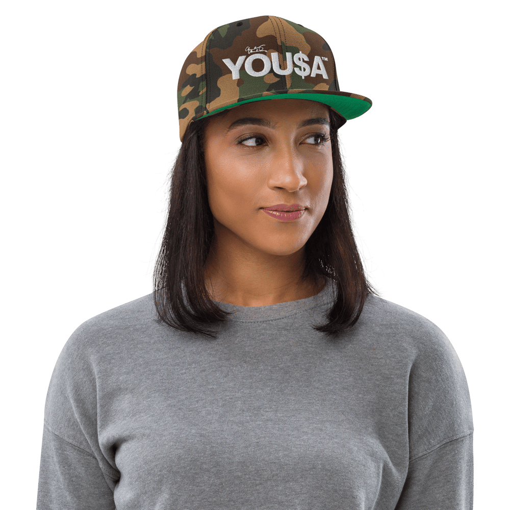 YOU$A™ | Official Hat v5, High Profile Snapback (No Mesh)
