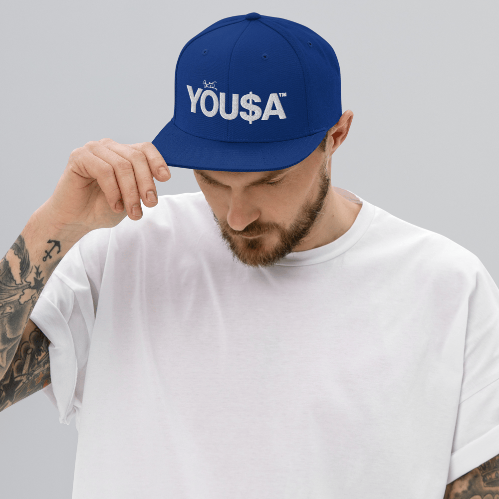 YOU$A™ | Official Hat v5, High Profile Snapback (No Mesh)