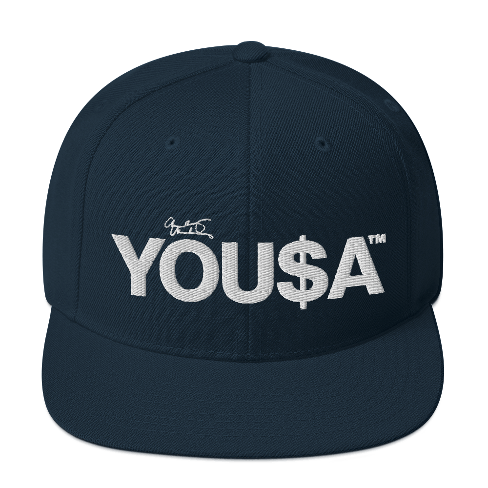 YOU$A™ |  Official Hat v5, High Profile Snapback (No Mesh)