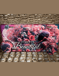Image 1 of Custom License Plate w/Car Coasters (Optional)